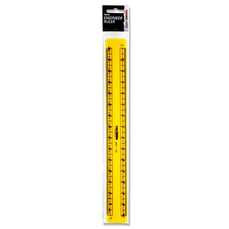 Student Solutions 30cm Technical Engineer Ruler-Rulers-Student Solutions|Stationery Superstore UK