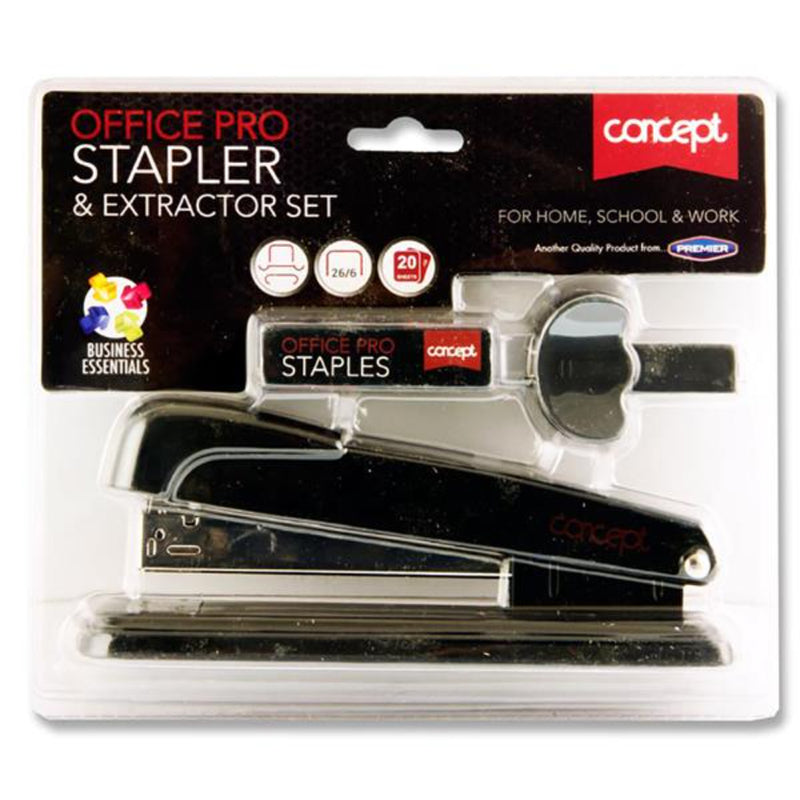 Concept Office Pro 26/6 Stapler & Remover Set-Staplers & Staples-Concept|Stationery Superstore UK