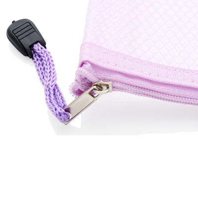Premto Pastel B4+ Ultramesh Expanding Wallet with Zip - Wild Orchid Purple-Mesh Wallet Bags-Premto|Stationery Superstore UK