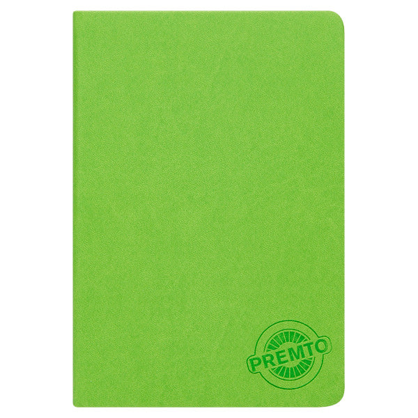 Premto A5 PU Leather Hardcover Notebook - 192 Pages - Caterpillar Green-A5 Notebooks-Premto|Stationery Superstore UK