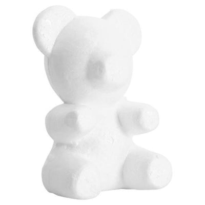 Icon Styrofoam Teddy Bear - 18cm-Styrofoam/Polyestyrene-Icon|Stationery Superstore UK