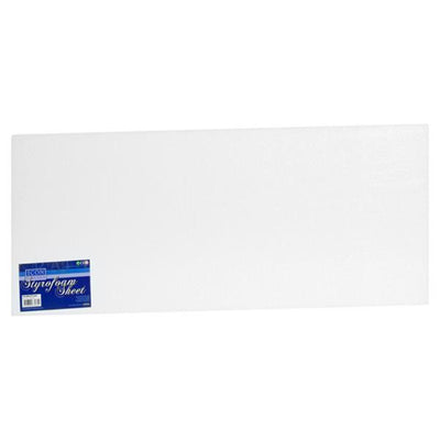 Styrofoam Sheet - 715x305x25mm-Styrofoam/Polyestyrene-Icon|Stationery Superstore UK