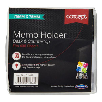 Concept 75x75mm Memo Holder for 400 Sheets