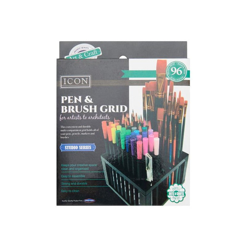 icon-artist-pen-brush-grid-holder|Stationerysuperstore.uk