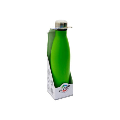 premto-500ml-stainless-steel-water-bottle-caterpillar-green|Stationerysuperstore.uk