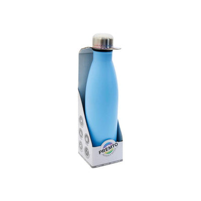 Premto Pastel 500ml Stainless Steel Water Bottle - Cornflower Blue
