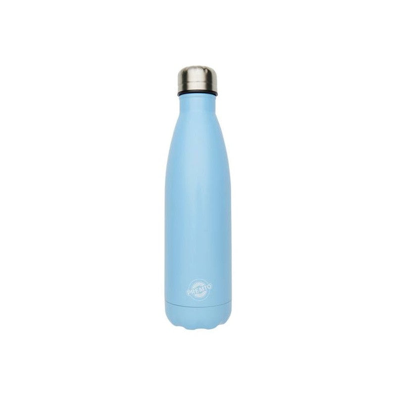 Premto Pastel 500ml Stainless Steel Water Bottle - Cornflower Blue-Flasks & Thermos-Premto|Stationery Superstore UK