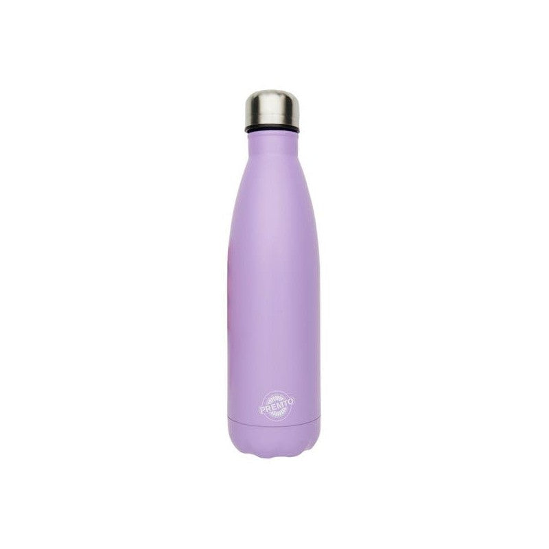 Premto Pastel 500ml Stainless Steel Water Bottle - Wild Orchid Purple-Flasks & Thermos-Premto|Stationery Superstore UK