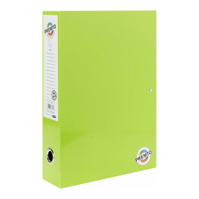 Premto Box File - Caterpillar Green-File Boxes-Premto|Stationery Superstore UK