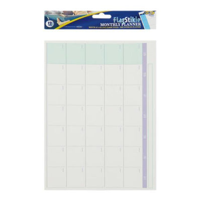 Stik-ie Monthly Planner Sheets - 201x151mm - Pack of 12-Planners-Stik-ie|Stationery Superstore UK