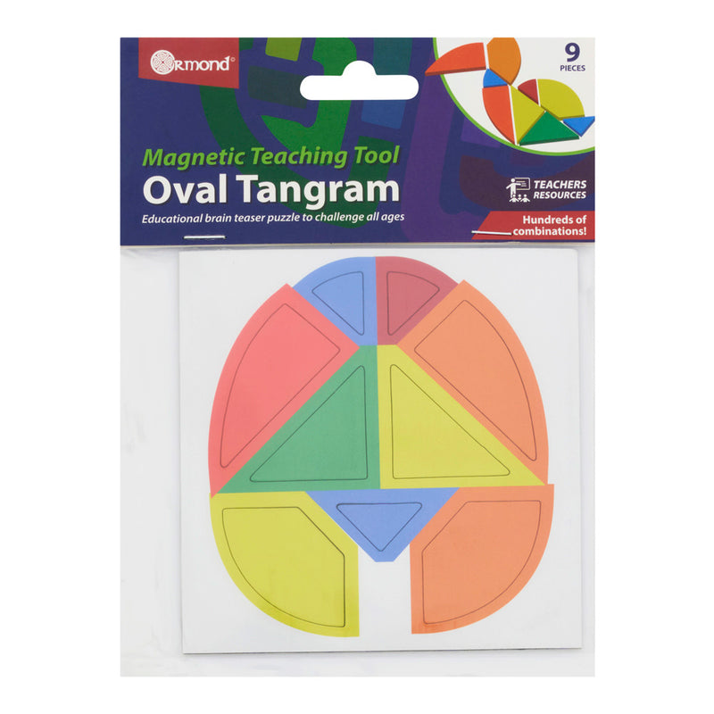 Ormond Magnetic Teaching Tool - Oval Tangram-Educational Games-Ormond|Stationery Superstore UK