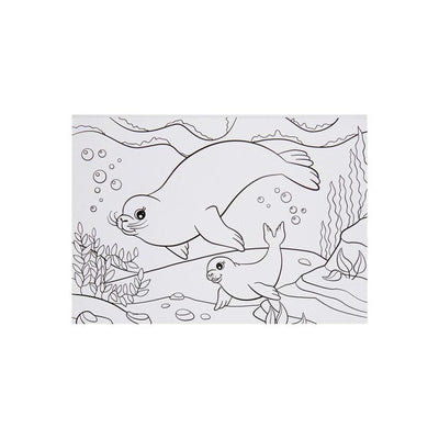 World of Colour A3 Colouring Book - 25 Sheets - Animal Families-Kids Colouring Books-World of Colour|Stationery Superstore UK