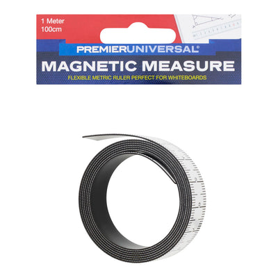 Premier Universal Magnetic Measure - 1 Meter-Rulers-Premier Universal|Stationery Superstore UK