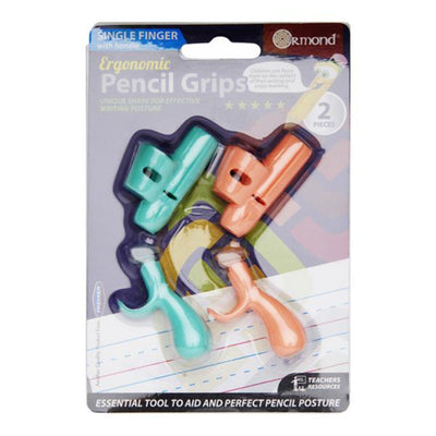 Ormond Ergonomic Pencil Grips - Single Finger with Handle - Pack of 2-Pencil Grips-Ormond|Stationery Superstore UK