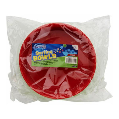 Clever Kidz Sorting Bowls - Round - Pack of 6-Educational Games-Clever Kidz|Stationery Superstore UK