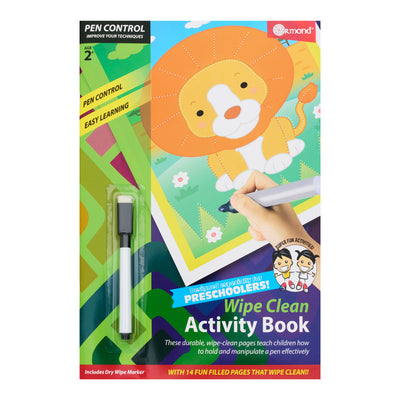Ormond A4 Wipe Clean Activity Book - 14 Pages - Pen Control-Activity Books ,Educational Books-Ormond|Stationery Superstore UK