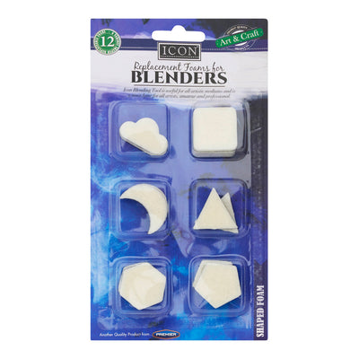 Icon Replacement Foams for Blenders - Series 1- Pack of 6-Daubers & Blenders-Icon|Stationery Superstore UK