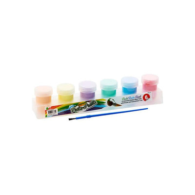 World of Colour Pastel Poster Paints - Pack of 6-Paint Sets-World of Colour|Stationery Superstore UK