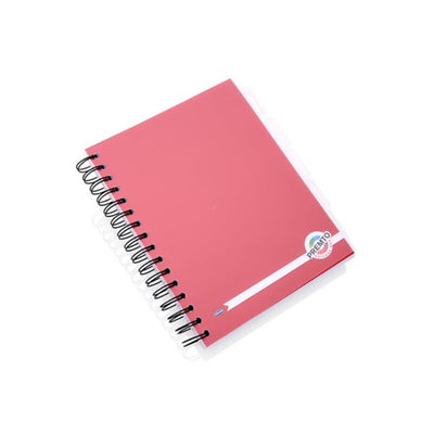 Premto A5 5 Subject Project Book - 250 Pages - Ketchup Red-Subject & Project Books-Premto|Stationery Superstore UK