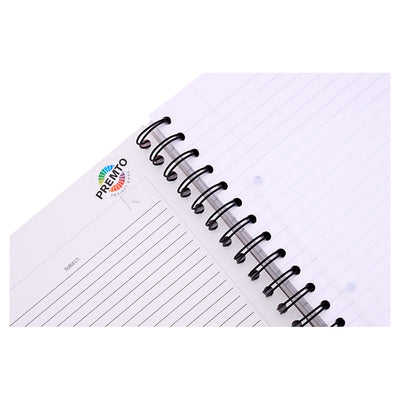 Premto A5 5 Subject Project Book - 250 Pages - Ketchup Red-Subject & Project Books-Premto|Stationery Superstore UK