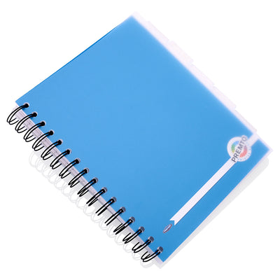Premto A5 5 Subject Project Book - 250 Pages - Printer Blue-Subject & Project Books-Premto|Stationery Superstore UK