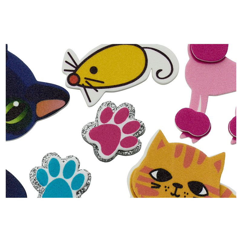 Crafty Bitz Squishy Foam Stickers - Cats And Dogs 1 - Pack of 11-Foam Stickers-Crafty Bitz|Stationery Superstore UK