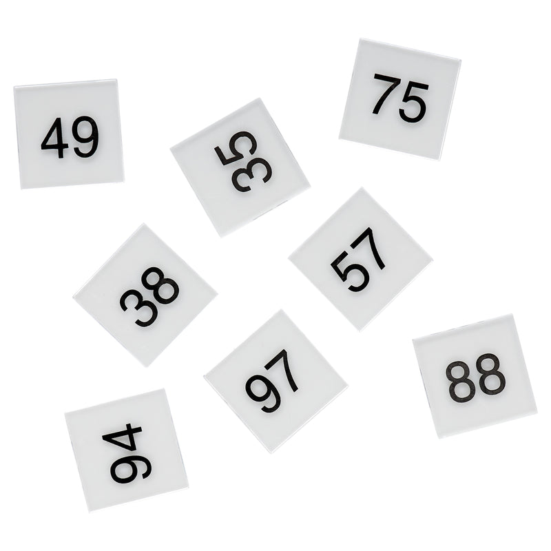Clever Kidz See Through Number Tiles - 101 Blocks