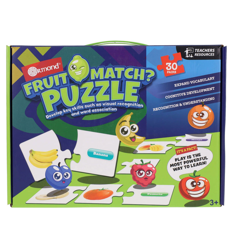 Ormond Fruit Match Puzzle-Educational Games-Ormond|Stationery Superstore UK