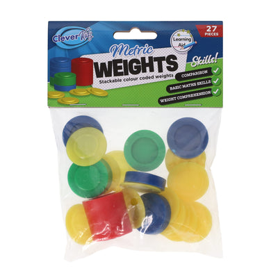 Clever Kidz Metric Weights - 27 pieces-Educational Games-Clever Kidz|Stationery Superstore UK