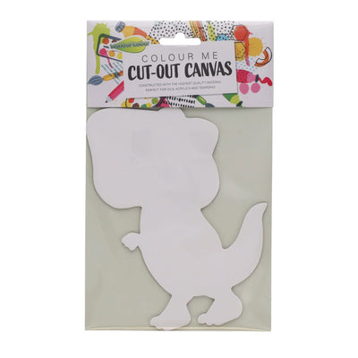 World of Colour Cut Out Canvas - Dinosaur-Blank Canvas-World of Colour|Stationery Superstore UK