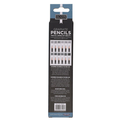 Icon Graphite Pencils - B - Box of 12-Pencils-Icon|Stationery Superstore UK
