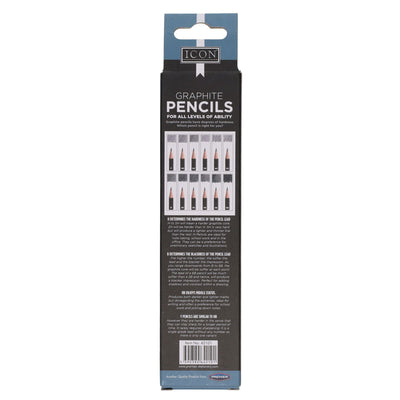Icon Graphite Pencils - 5H - Box of 12-Pencils-Icon|Stationery Superstore UK