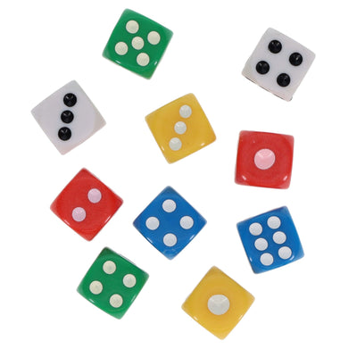 Clever Kidz Dice 5 Assorted - Pack of 10-Educational Games-Clever Kidz|Stationery Superstore UK