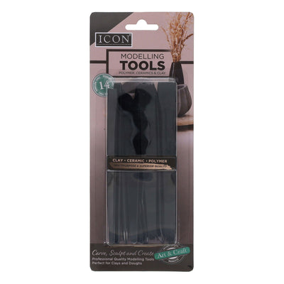Icon Modelling Tools - Pack of 14-Sculpting Equipment-Icon|Stationery Superstore UK