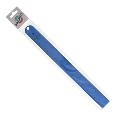 Premto S1 Aluminium Ruler 30cm - Printer Blue-Rulers-Premto|Stationery Superstore UK
