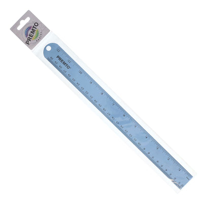 Premto Pastel Aluminium Ruler 30cm - Cornflower Blue-Rulers-Premto|Stationery Superstore UK