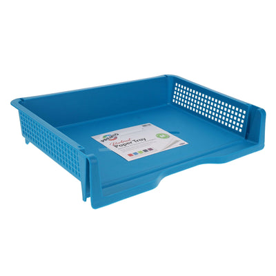 Premto A4 Paper Tray - Printer Blue-File Boxes & Storage-Premto|Stationery Superstore UK