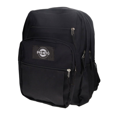 Premto 34L Backpack - Jet Black-Backpacks-Premto|Stationery Superstore UK