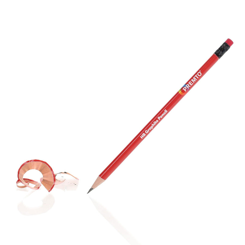 Premto HB Pencils With Eraser Tip - Pack of 5-Pencils-Premto|Stationery Superstore UK