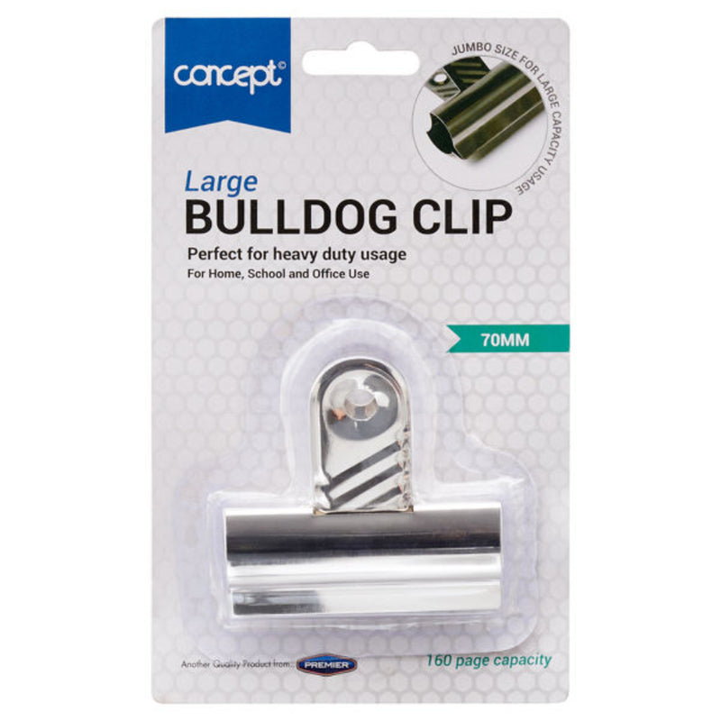 Concept 70mm Bulldog Clip-Paper Clips, Clamps & Pins-Concept|Stationery Superstore UK