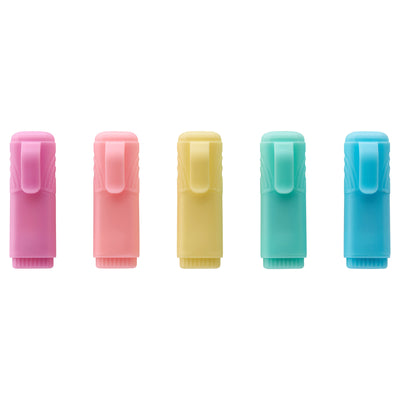 Pro:Scribe Pastel Mini Highlighters - Pack of 5