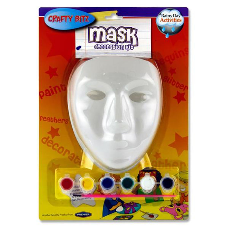 Crafty Bitz Mask Decoration Kit - 8 Pieces-Mask Crafts-Crafty Bitz|Stationery Superstore UK