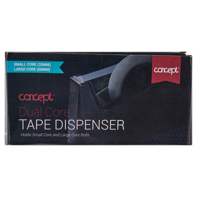 Concept Tape Dispenser - Black-Tape Dispensers & Refills-Concept|Stationery Superstore UK