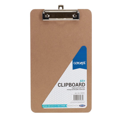 Concept 6.5x11 Wooden Clipboard-Clipboards-Concept|Stationery Superstore UK