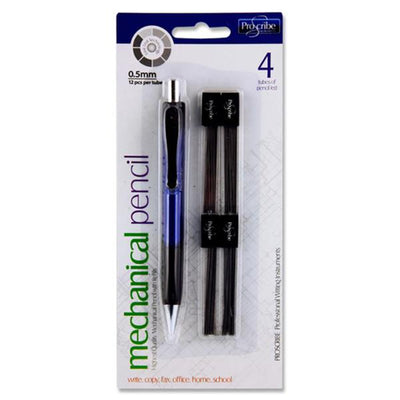 Pro:Scribe 0.5 Mechanical Pencil with 4 Tubes Pencil Lead-Pencils-Pro:Scribe|Stationery Superstore UK