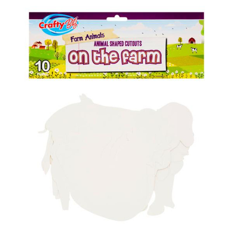 Crafty Bitz Cutouts - On The Farm - Pack of 10-Paper Cutouts-Crafty Bitz|Stationery Superstore UK