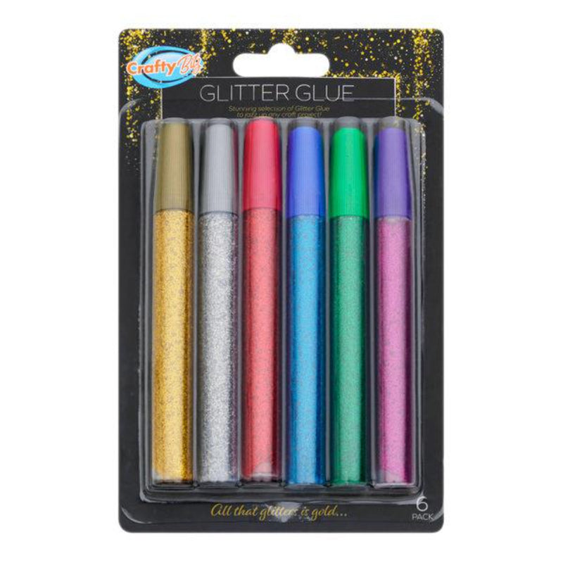 icon-glitter-glue-pack-of-6|Stationery Superstore UK