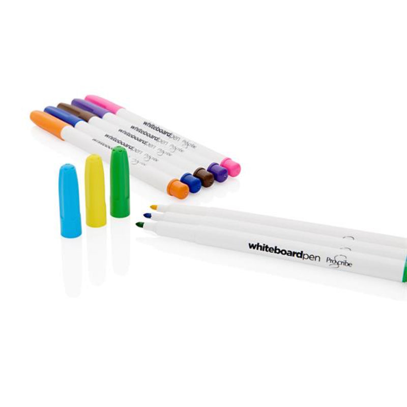 Pro:Scribe Dry Wipe Whiteboard Markers - Pack of 8-Whiteboard Markers-Pro:Scribe|Stationery Superstore UK