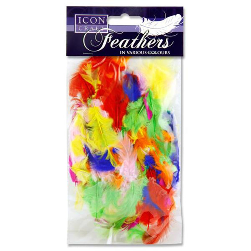 Icon Feathers - Bright - 7g Bag-Feathers-Icon|Stationery Superstore UK