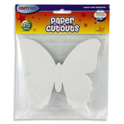 Crafty Bitz Cutouts - Butterfly - Pack of 15-Paper Cutouts-Crafty Bitz|Stationery Superstore UK